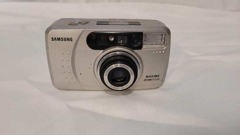 Samsung Maxima Zoom 90 GL 35mm Point & Shoot Film Camera Tested Working 38-90mm